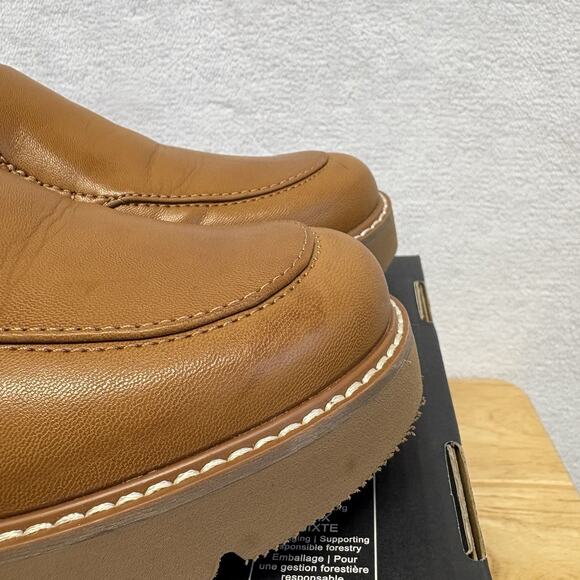 Naturalizer Women's Cabaret Slip On Lug Sole Loafer Shoe English Brown Size 7.5 - Picture 10 of 14